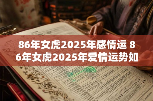 86年女虎2025年感情运 86年女虎2025年爱情运势如何