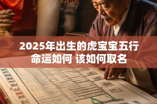 2025年出生的虎宝宝五行命运如何 该如何取名