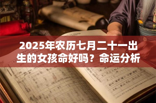 2025年农历七月二十一出生的女孩命好吗？命运分析大全