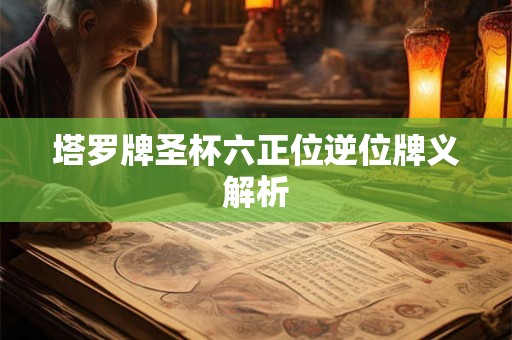 塔罗牌圣杯六正位逆位牌义解析