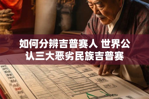 如何分辨吉普赛人 世界公认三大恶劣民族吉普赛
