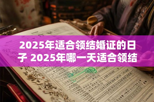 2025年适合领结婚证的日子 2025年哪一天适合领结婚证