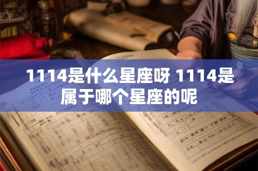 1114是什么星座呀 1114是属于哪个星座的呢 1114是什么星座呀 1114是属于哪个星座的呢