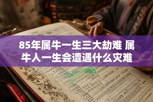 85年属牛一生三大劫难 属牛人一生会遭遇什么灾难