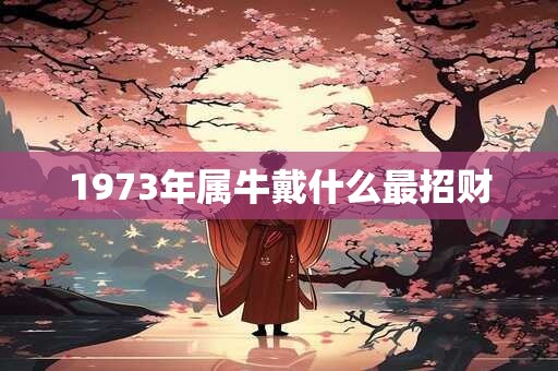 1973年属牛戴什么最招财