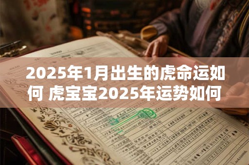2025年1月出生的虎命运如何 虎宝宝2025年运势如何