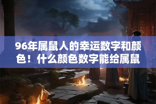 96年属鼠人的幸运数字和颜色！什么颜色数字能给属鼠人带来好运