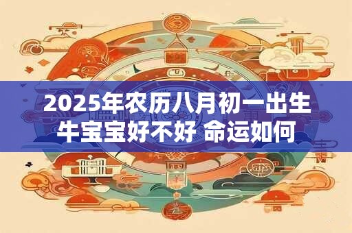 2025年农历八月初一出生牛宝宝好不好 命运如何