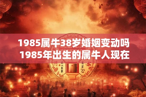 1985属牛38岁婚姻变动吗 1985年出生的属牛人现在38岁婚姻是否会发生变化