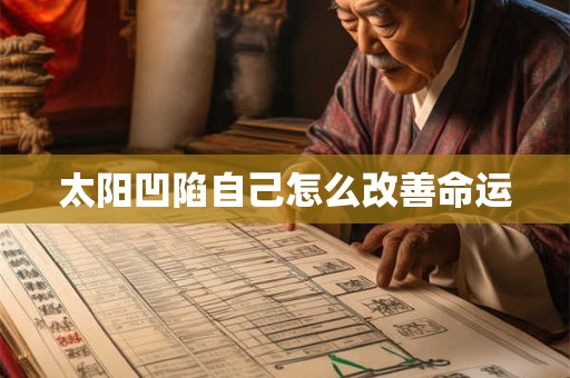 太阳凹陷自己怎么改善命运