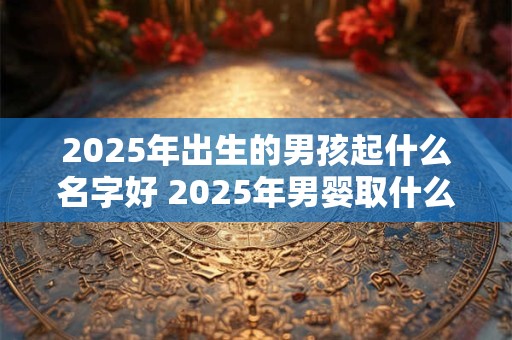 2025年出生的男孩起什么名字好 2025年男婴取什么名字较适宜