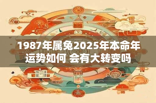 1987年属兔2025年本命年运势如何 会有大转变吗