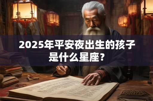 2025年平安夜出生的孩子是什么星座？