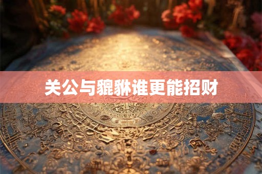 关公与貔貅谁更能招财