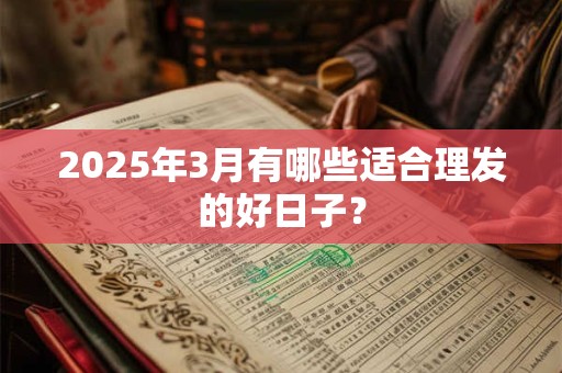 2025年3月有哪些适合理发的好日子? 2025年3月有哪些适合理发的好日子?
