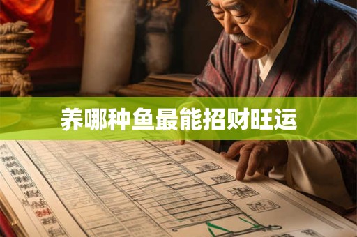 养哪种鱼最能招财旺运