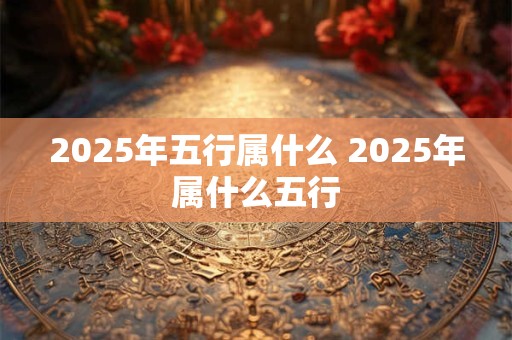 2025年五行属什么 2025年属什么五行