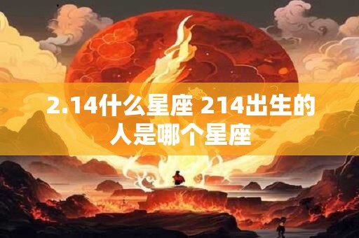 2.14什么星座 214出生的人是哪个星座