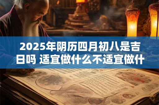 2025年阴历四月初八是吉日吗 适宜做什么不适宜做什么