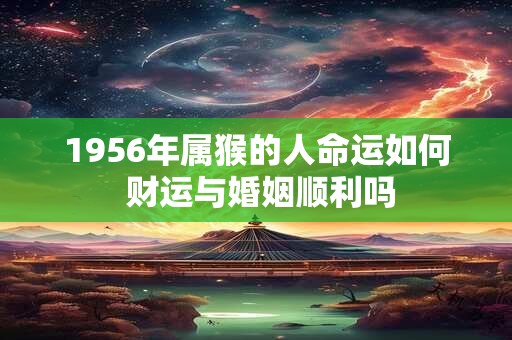 1956年属猴的人命运如何 财运与婚姻顺利吗