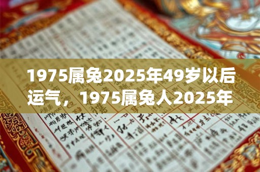 1975属兔2025年49岁以后运气,1975属兔人2025年幸运色_天天运势网 1975属兔2025年49岁以后运气,1975属兔人2025年幸运色_天天运势网