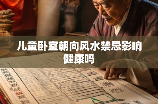儿童卧室朝向风水禁忌影响健康吗