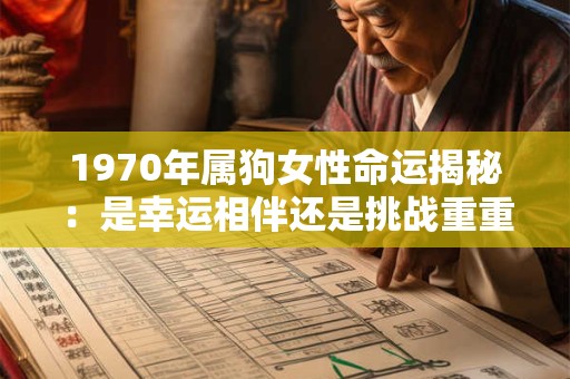 1970年属狗女性命运揭秘：是幸运相伴还是挑战重重