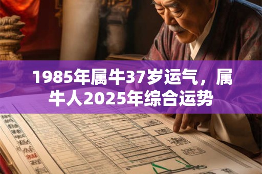 1985年属牛37岁运气，属牛人2025年综合运势