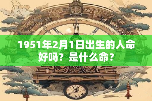 1951年2月1日出生的人命好吗？是什么命？