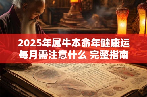 2025年属牛本命年健康运每月需注意什么 完整指南