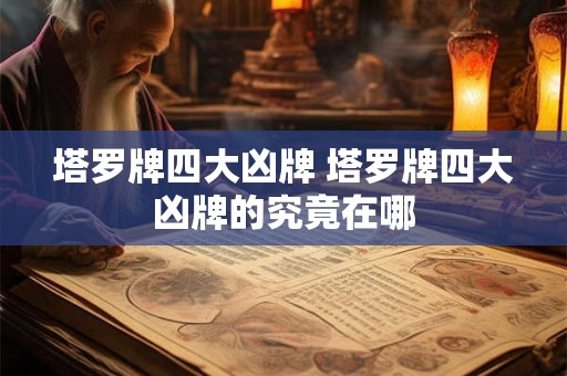 塔罗牌四大凶牌 塔罗牌四大凶牌的究竟在哪