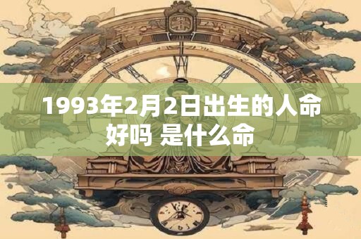 1993年2月2日出生的人命好吗 是什么命