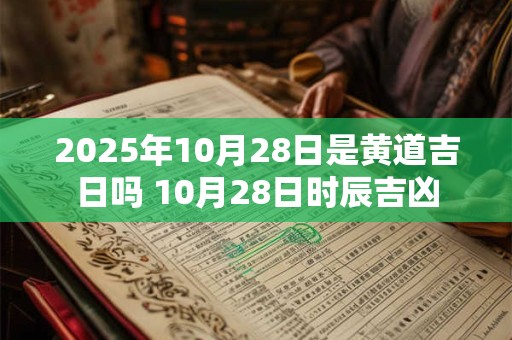 2026年10月28日是黄道吉日吗 10月28日时辰吉凶 2026年10月28日是黄道吉日吗 10月28日时辰吉凶