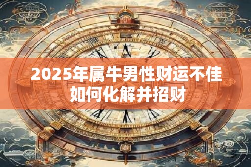 2025年属牛男性财运不佳 如何化解并招财