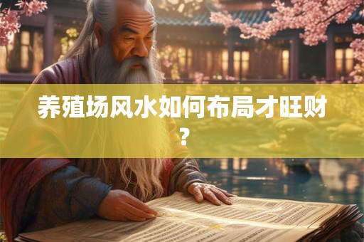 养殖场风水如何布局才旺财？