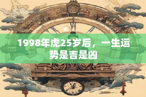 1998年虎25岁后，一生运势是吉是凶