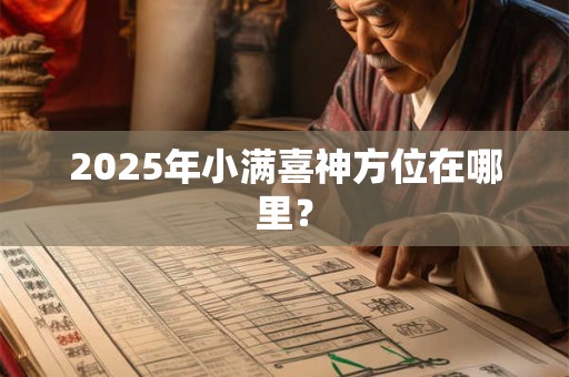 2025年小满喜神方位在哪里？