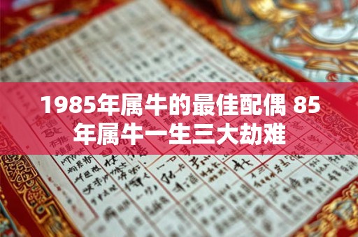 1985年属牛的最佳配偶 85年属牛一生三大劫难