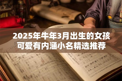 2025年牛年3月出生的女孩可爱有内涵小名精选推荐