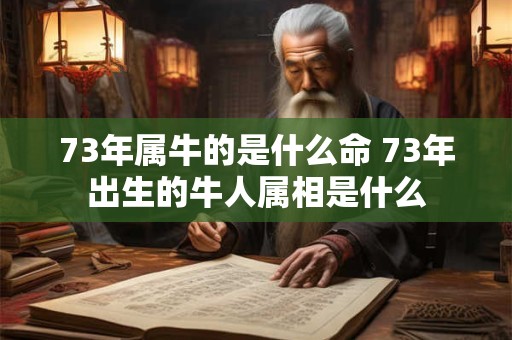 73年属牛的是什么命 73年出生的牛人属相是什么