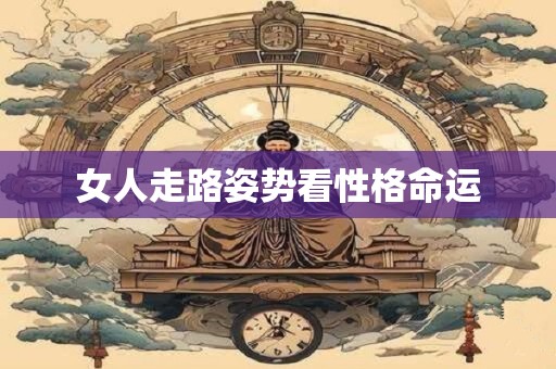 女人走路姿势看性格命运