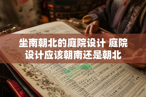 坐南朝北的庭院设计 庭院设计应该朝南还是朝北