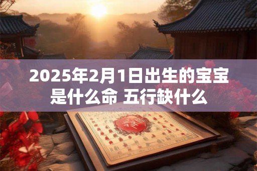 2025年2月1日出生的宝宝是什么命 五行缺什么