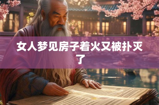 女人梦见房子着火又被扑灭了