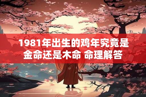 1981年出生的鸡年究竟是金命还是木命 命理解答