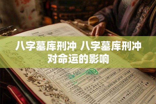 八字墓库刑冲 八字墓库刑冲对命运的影响
