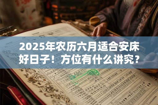 2025年农历六月适合安床好日子！方位有什么讲究？
