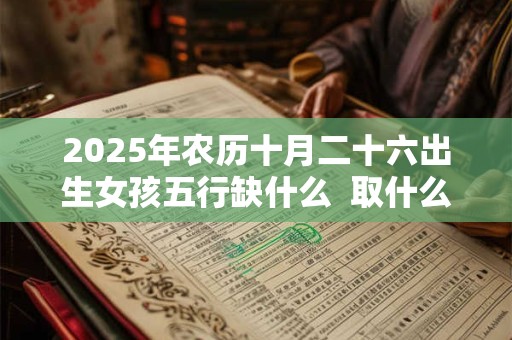 2025年农历十月二十六出生女孩五行缺什么  取什么名字好