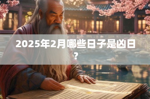 2025年2月哪些日子是凶日？