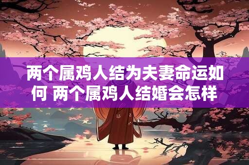 两个属鸡人结为夫妻命运如何 两个属鸡人结婚会怎样